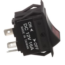 Seachoice Illuminated Rocker Switch, 3 Terminal, On/Off - 12421