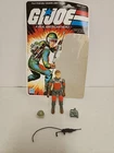 1982 Hasbro GI Joe ARAH Flash V1 Straight Arm W/ Cardback