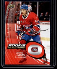 2022-23 Upper Deck Trilogy #RR-31 Jordan Harris Rookie Renditions Red #/799