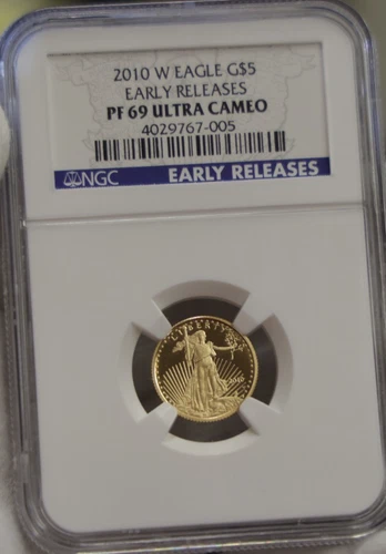 2010 W US 1/10th Gold Eagle $5 NGC PF69 Ultra Cameo