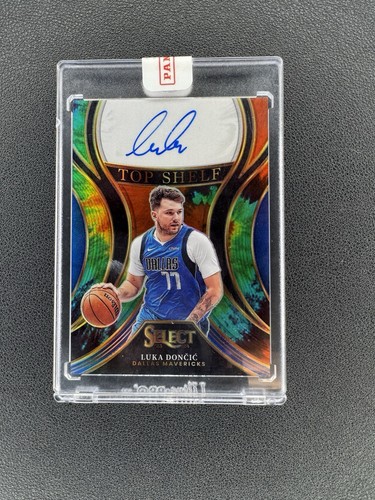 Panini 2023-24 Select Top Shelf Tie-Dye /25 Luka Dončić Auto Mavericks #TSS-LUK