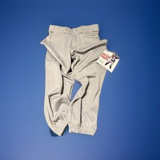 Franklin Deluxe Youth Size Extra Large Baseball Softball Pants Gray 28"- 30" XL