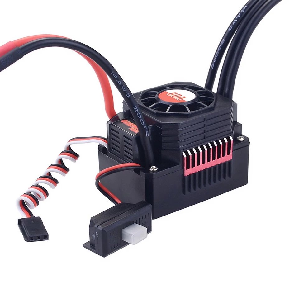 Rocket 3650 4300KV Brushless Motor w/ 60A ESC Combo Set for 1/10 RC Car Truck - Image 4 of 4