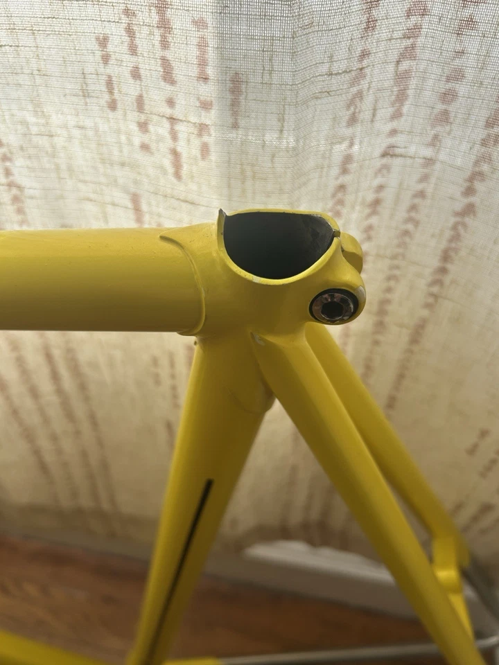 Cuadro de pista de engranaje fijo Cinelli Olympic Pista 61 cm NJS Colnago Benotto Campy Foto 3 de 4