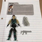 1986 GI JOE Communications 'Dial-Tone' [broken elastic] w/Accessories & Card