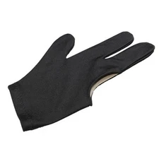 New Delta Cue 3-Finger Billiards Pool Glove (Ambidextrous) - Black