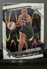 2025 Panini Prizm WNBA A’Ja Wilson White Seismic Prizm #76
