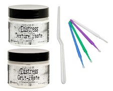 Ranger Tim Holtz Distress Texture Paste Bundles Matte and Translucent