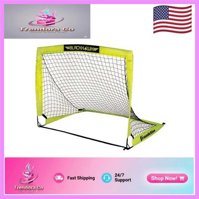 Durable Blackhawk Backyard Soccer Goal - Lightweight & Weather-Resistant