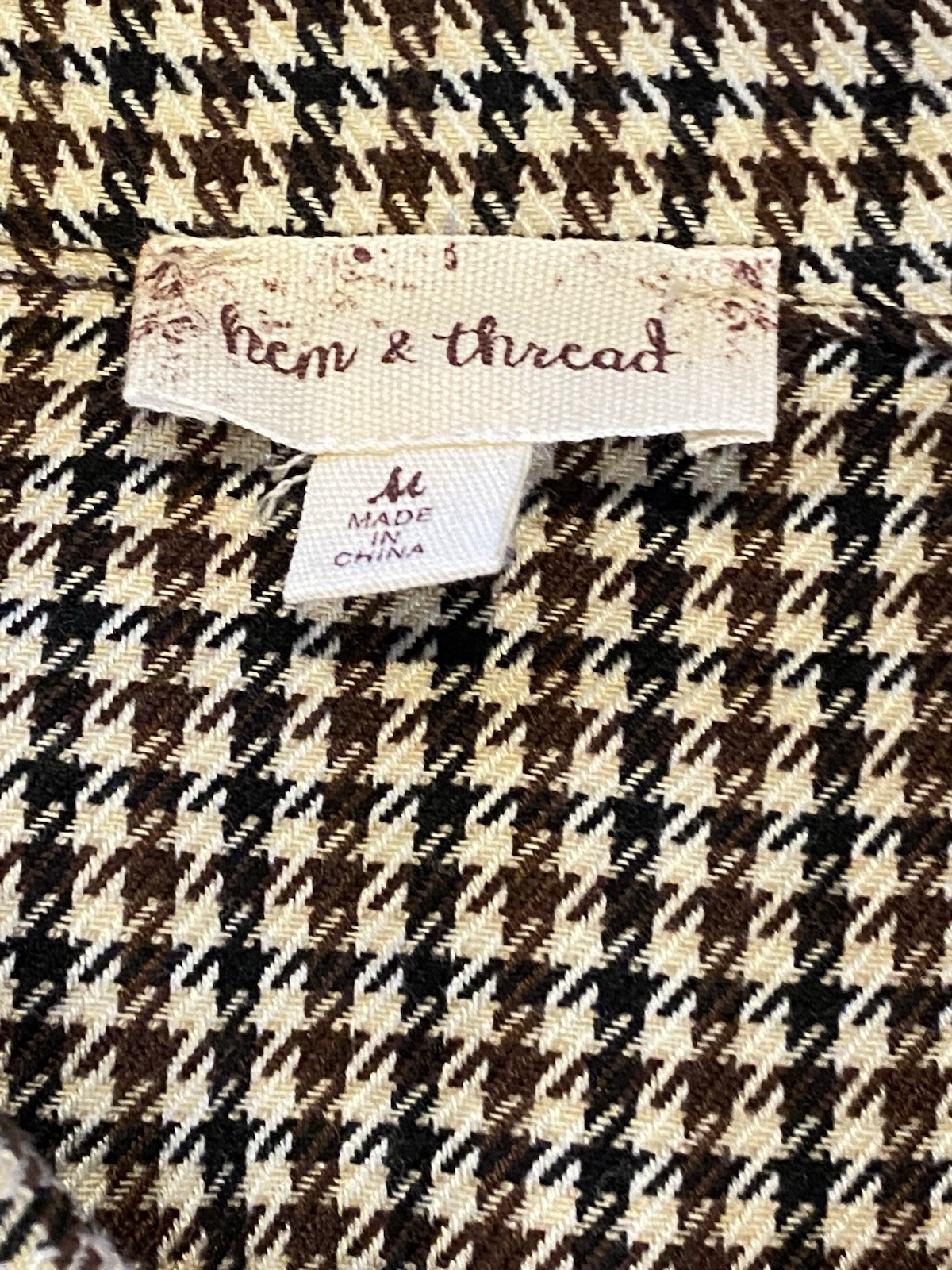 Hem & Thread Button Down Shirt Shacket Fringe Hem… - image 2