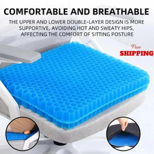 Honeycomb Gel Seat Cushion 2.5cm Thick  Cooling, Orthopedic Support