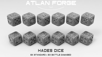 Hades Dice - x12 - by Atlan Forge