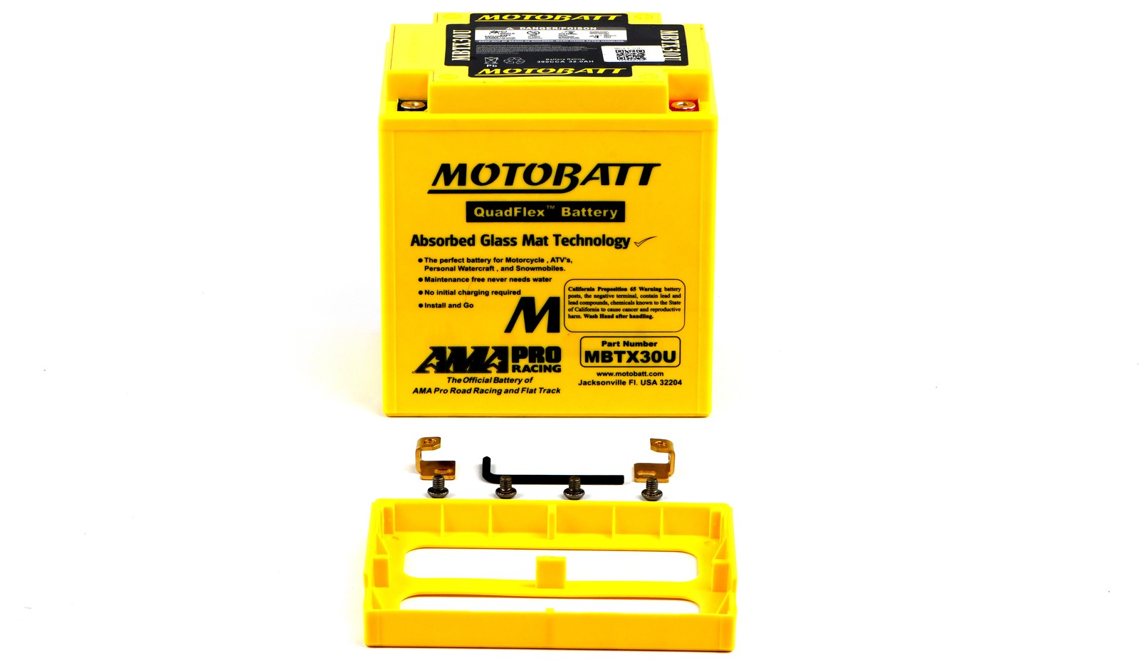 Motobatt Battery For Harley Davidson FLHR 103 Road King (CVO) 2014