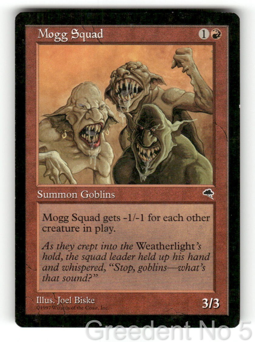Mogg Squad 192 Uncommon Tempest Magic: The Gathering Heavily Played