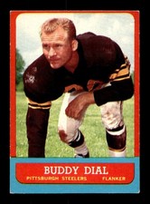 1963 Topps #124 Buddy Dial Steelers VG-EX *3s