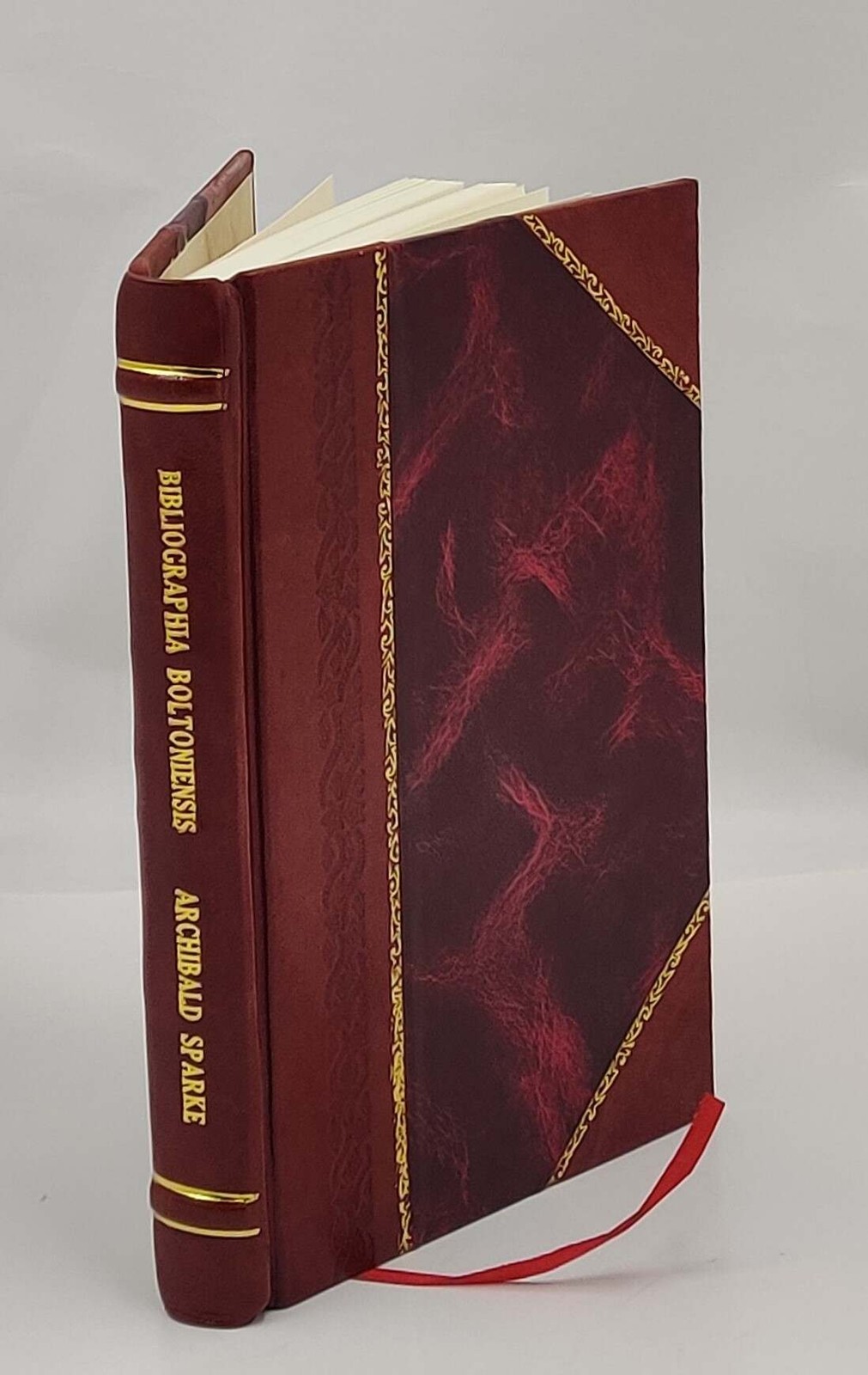 Boltoniensis Bibliography with Biographies Leather Bound Edition