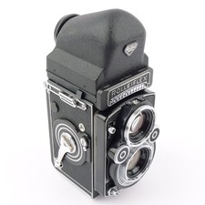 Rolleiflex 3.5F model 3 12/24 w. Planar 3.5/75 6-Element  Eye Level Prism Find