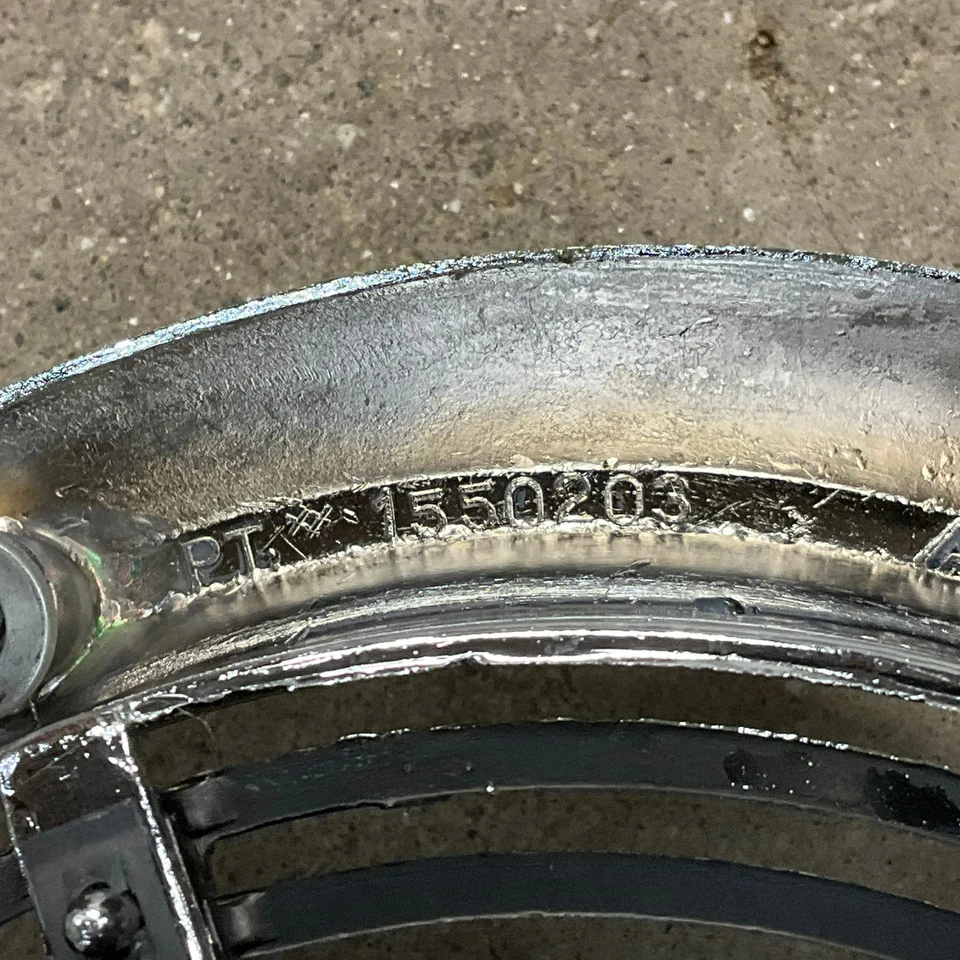 1954 - 1955 Oldsmobile 88 98 Clock Dash Bezel Assembly GM # 1550203 1550204 - Image 3 of 4