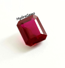 10.00 Ct A Quality Natural Pigeon Blood Red Ruby Emerald Cut Ruby Ring Gemstone