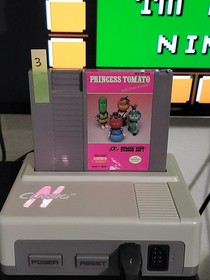 Princess Tomato In The Salad Kingdom Nintendo NES Authentic TESTED Very Rare