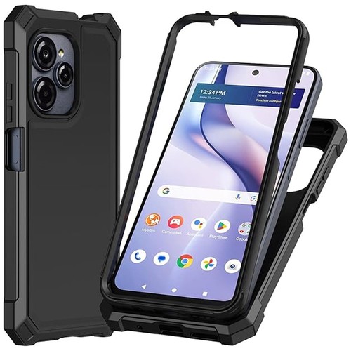 For BLU View Speed Ultra 5G Case 2 Layer Protection Corners TPU Bumper Cover - Picture 8 of 38