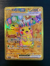 Carte Pokémon Pikachu EX 247/191 SSP Etincelles Déferlantes FR NEUF