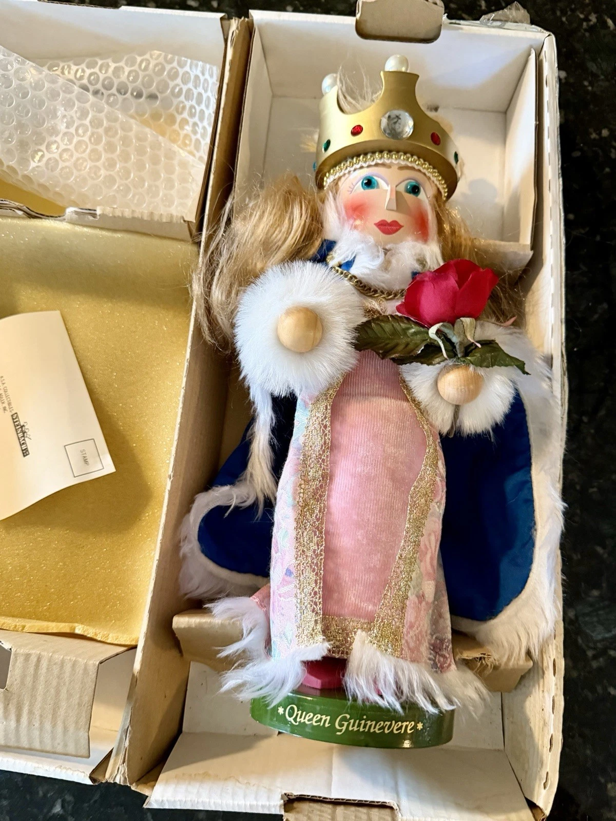 Steinbach Queen Guinevere Nutcracker Camelot Series Germany Limited Signed READ
