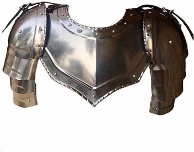 Medieval Pauldrons Gothic Spaulders Arm Shoulder Neck Guard Halloween Cosplay