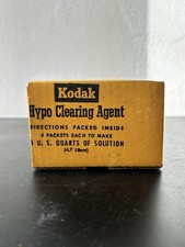 Vtg Kodak Hypo Clearing Agent IOB W/ Instructions