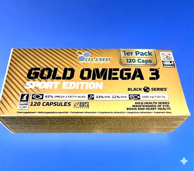(117,00 EUR/kg)Olimp Gold Omegą 3 Sport 120 Mega Caps Vitamine+Fischöl