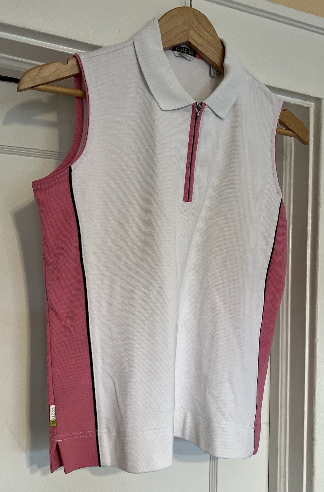 ALLY PERFORMANCE STRETCH COLLARED SLEEVELESS POLO - image 1