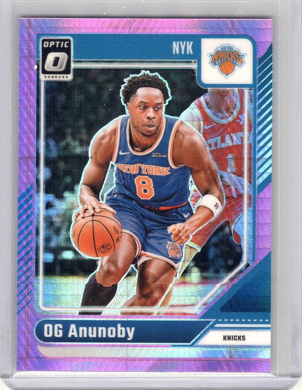 2024-25 Donruss Optic OG Anunoby Pink Hyper Prizm #51 Knicks