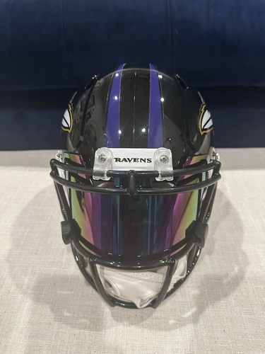 Lamar Jackson Signed Baltimore Ravens Full Size Replica Helmet W/Visor JSA COA - Picture 4 of 7