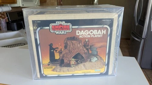 Vintage Star Wars Dagobah playset, MISB AFA 80 NM ESB Empire Strikes Back