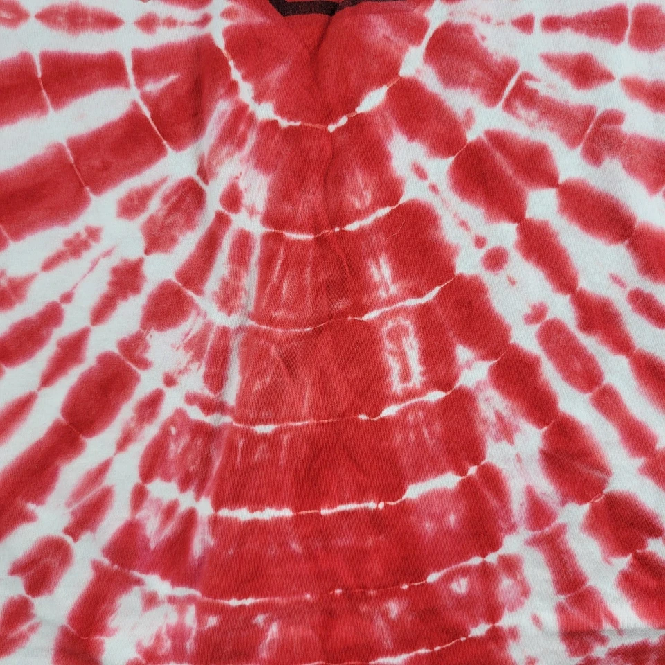 Ohio State Buckeyes Youth Tie Dye Shirt L 14/16 Red White Wes & Willy - Image 4 of 4
