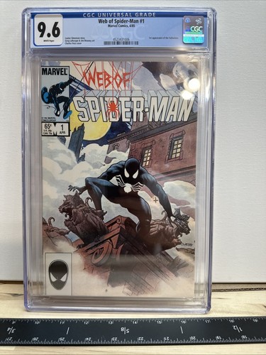 Web Of Spider-Man 1 CGC 9.6 White Pages 1985