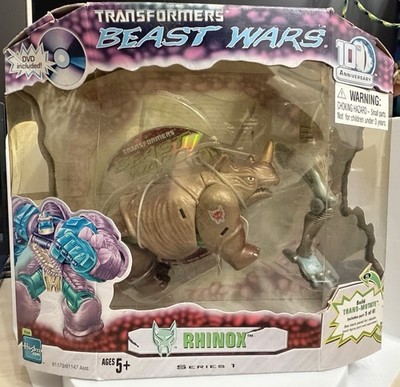 Transformers Beast Wars 10th Anniversary Rhinox 2005 Factory Sealed New