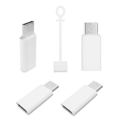4 Pack Lightning to USB Adapter, Durable Fast Charging & Data Transfer Conver...