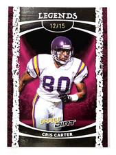 2026 Leaf Pay Dirt Chris Carter Purple Legends Minnesota Vikings /15 #LB-11