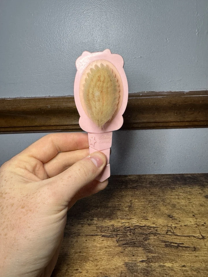 Juego de peine y pinceles vintage 1992 Disney Babies Minnie Mouse  Foto 3 de 4