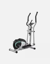 Elliptical Cross Trainer, Home Cardio Workout Machine w/ 8 Level Magnetic Resist
