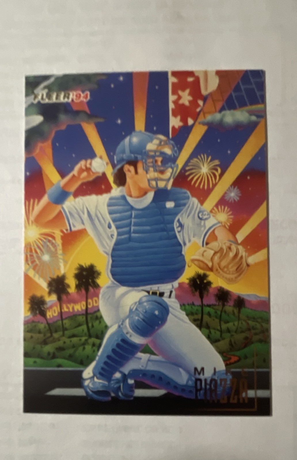 1994 Fleer - Pro-Visions Mike Piazza #8