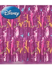 Disney Hannah Montana Curtains Set 2 Makeover L 54 5/16in x B 66 1/8in New