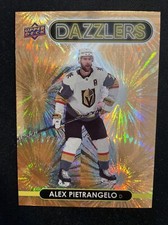 21-22 UD Series 1 Hockey Gold Orange SP Dazzlers DZ-46 Alex Pietrangelo