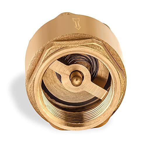 Brass One Way Check Valve 3/4" Female Backflow Preventer Check Valve for Repa... - Picture 1 of 9