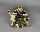 Pittsburgh Penguins Pin (VTG) - 1990s Goalie Away Uniform - Inlaid Pin