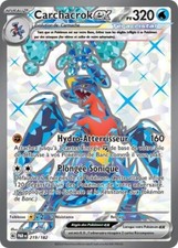 Carte Pokémon Carchacrok ex 219/182 EV04 Faille Paradoxe Ultra Rare FR