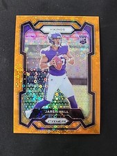 2023 Panini Prizm Football Jaren Hall Orange Disco Rookie Card #367