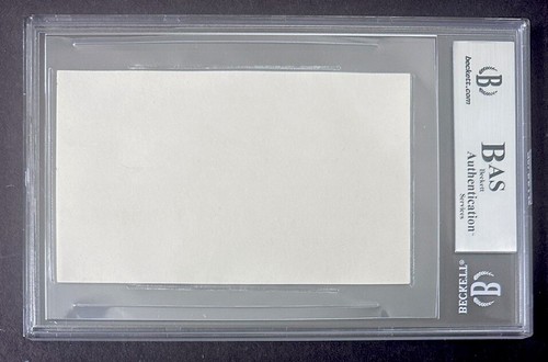 Walter Buck Leonard Signed Index Card W/ Josh Gibson Reference HOF Autograph - Picture 5 of 5
