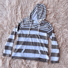 Lightweight Striped Hoodie